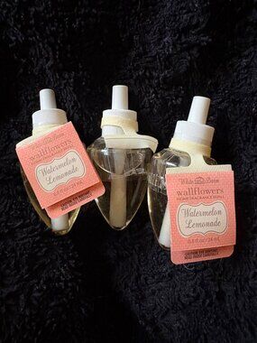 Bath & Body Works Wallflowers Watermelon Lemonade Home Fragrance Refill Set Of 3